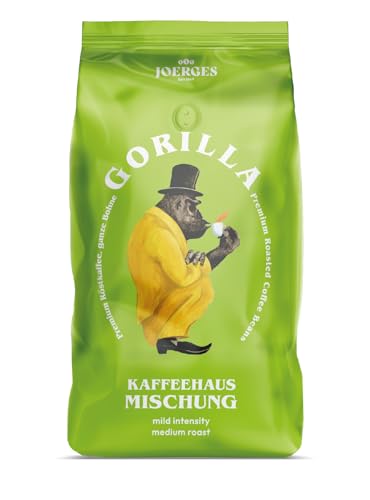 Joerges Gorilla Kaffeehaus-Mischung, 1 kg (Die Verpackung kann variieren) von Joerges
