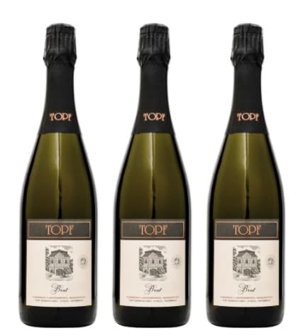 3x 0,75l - Johann Topf - Brut Reserve - klassische Flaschengärung - Niederösterreich - Österreich - Schaumwein brut von Johann Topf