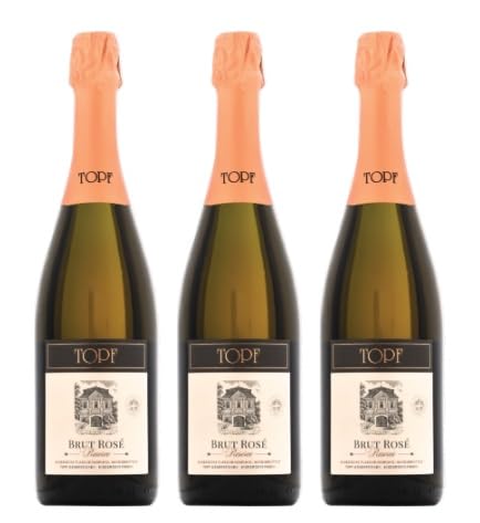 3x 0,75l - Johann Topf - Brut Rosé Reserve - klassische Flaschengärung - Niederösterrreich - Österreich - Rosé-Schaumwein brut von Johann Topf