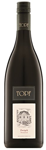 6x 0,75l - 2016er - Johann Topf - Strassertal - Zweigelt - Niederösterreich - Österreich - Rotwein trocken von Johann Topf