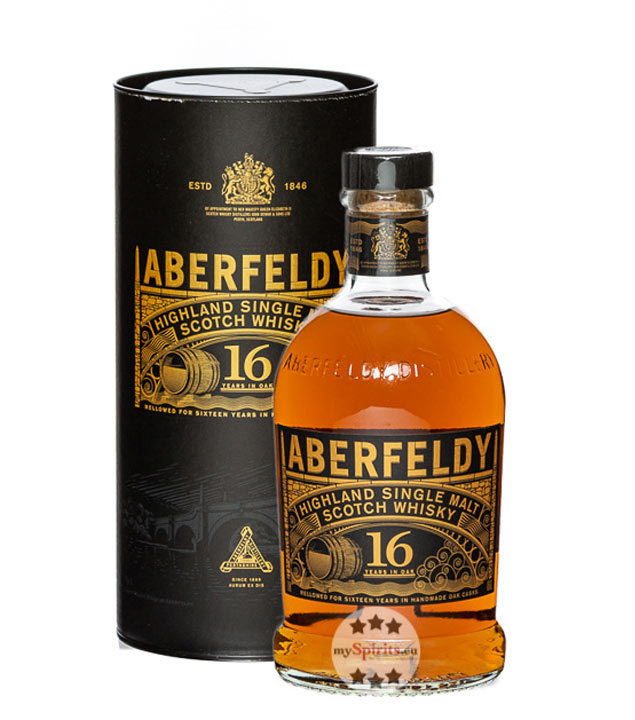 Aberfeldy 16 Jahre Highland Single Malt Scotch Whisky (40 % Vol., 0,7 Liter) von John Dewar & Sons