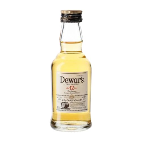 Whiskey Blended 12 Einheiten Box Dewar's 12 Jahre Miniaturflasche 5 cl von John Dewar & Sons