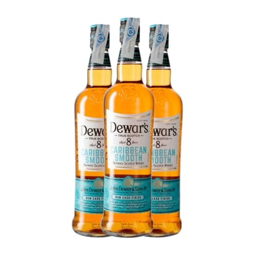 Whiskey Blended Dewar's Caribbean 8 Jahre 70 cl (Karton mit 3 Flaschen von 70 cl) von John Dewar & Sons