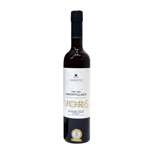 Harvey's V.O.R.S. Amontillado Palomino Fino Jerez-Xérès-Sherry Medium Flasche 50 cl Verstärkter Wein von John Harvey & Sons