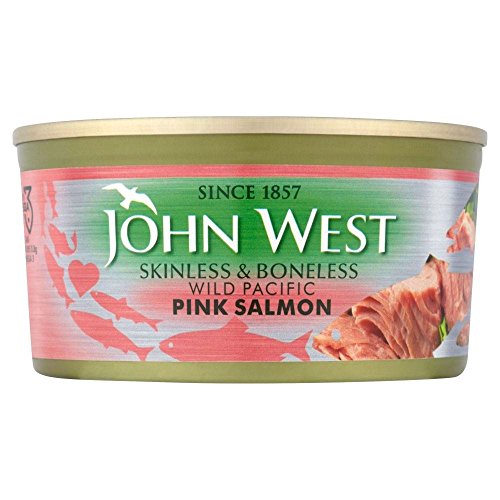 John West Rosa Salmon Skinless & ohne Knochen (170g) - Packung mit 2 von John West