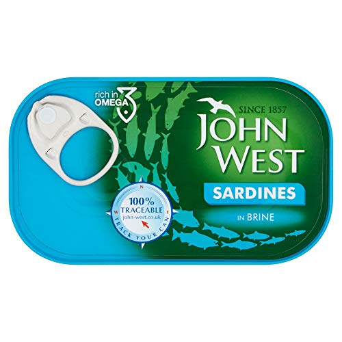 John West Sardinen in Salzlake (120 g x 12 x 1). von John West