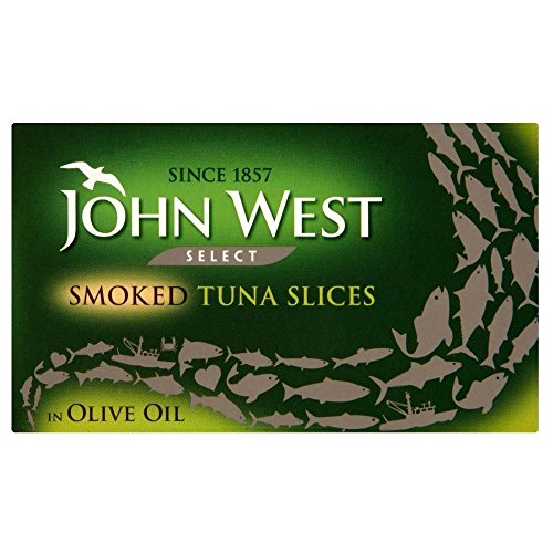 John West Select Geräucherte Thunfischscheiben in Olivenöl (120g) - Packung mit 2 von John West