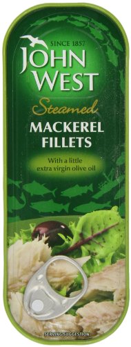 John West Steamed Mackerel in Olive Oil 110 g (Pack of 5) von John West