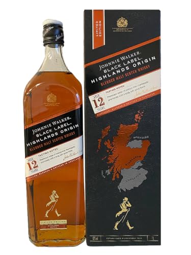 Johnnie Walker Black Highlands Origin Blended Scotch Whisky 42% 1,0l Flasche von JOHNNIE WALKER