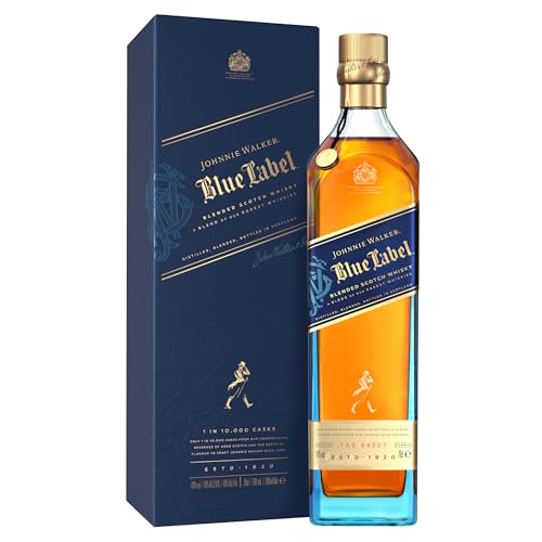 Johnnie Walker Blue Label | Blended Scotch Whisky | aromatischer| blended in den 4 prominentesten, schottischen Whisky-Regionen | 40% vol | 700ml Einzelflasche von Johnnie Walker Blue Label