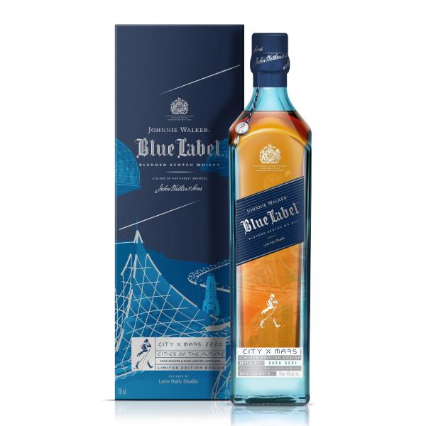 Johnnie Walker Blue Label Blended Scotch Whisky City X Mars 2220 von Johnnie Walker
