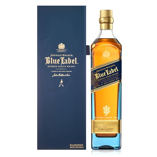 Johnnie Walker Blue Label | Blended Scotch Whisky | aromatischer| blended in den 4 prominentesten, schottischen Whisky-Regionen | 40% vol | 700ml Einzelflasche | von Johnnie Walker