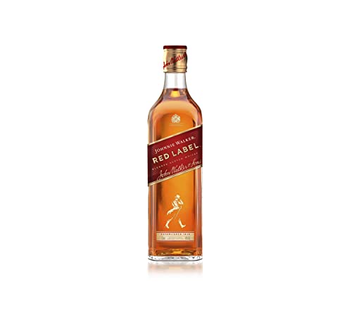 Johnnie Walker Red Label, Blended Scotch Whisky, handgefertigt in den 4 bekanntesten Regionen Schottlands, 40% vol, 700ml Einzelflasche von Johnnie Walker