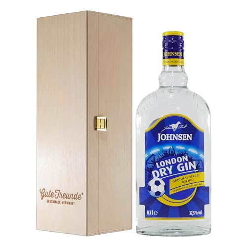 Johnsen London Dry Gin mit Geschenk-Holzkiste von Johnsen