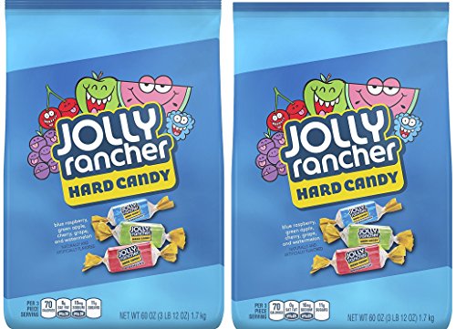 JOLLY RANCHER Hard Candy Sortiment, Stand-Up-Beutel (Blaue Himbeere, grüner Apfel, Kirsche, Traube und Wassermelonen), 1,4 l von Jolly Rancher