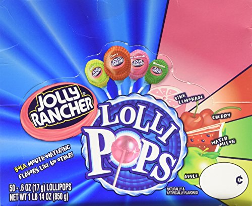 Jolly Rancher Lollipops, Original Flavors (50-Count box) 1 Pound 14 Ounce (850g) von Jolly Rancher