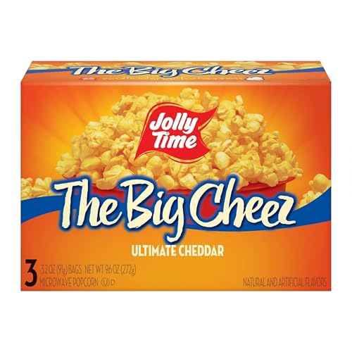 Jolly Time the Big Cheez Cheddar Cheese Microwave Popcorn, 3-count Boxes (Pack of 3) von Jolly Time