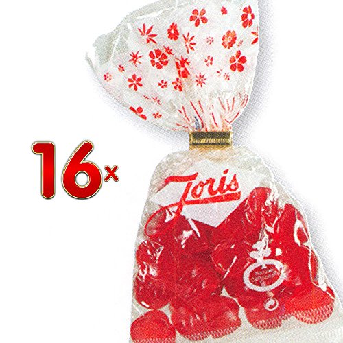 Joris Cerises Lavees 16 x 100g Packung (Weingummi mit Kirschgeschmack) von Joris