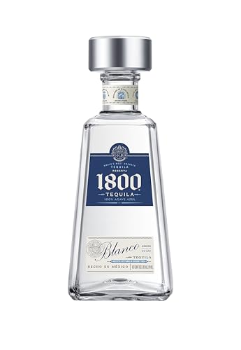 Cuervo 1800 Silver Tequila 38% vol. (1 x 0,7l) – Kristallklarer, mexikanischer Tequila hergestellt aus 100% blauer Agave von Hand gepflückt – Ideal für klassische Margaritas von 1800