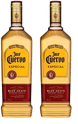 Jose Cuervo Especial Reposado Original Tequila Mexiko (1 x 0,7 l) – mexikanischer Tequila mit 38% Vol. Alkohol | 700 ml (2er pack) von Jose Cuervo