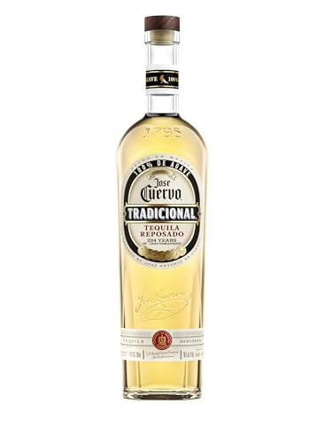 Jose Cuervo Tradicional Reposado Tequila Mexiko (1 x 0,7 l) – traditionell mexikanischer Tequila mit 38 % Vol. aus blauer Weber Agave von Jose Cuervo