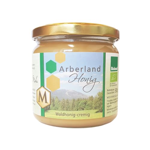 Bio Arberlandhonig, cremiger Waldhonig direkt vom regionalen Imker, 500 g Glas von Josef Muhr