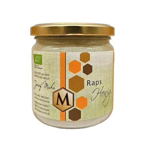 Bio Honig Rapshonig aus eigener Imkerei (500 g) von Josef Muhr