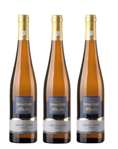 3x 0,75l - 2023er - Josef Spreitzer - Hallgarten Hendelberg - Riesling - VDP.Erste Lage - Qualitätswein Rheingau - Deutschland - Weißwein trocken von Josef Spreitzer