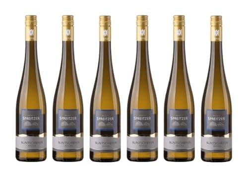 6x 0,75l - 2023er - Josef Spreitzer - Buntschiefer - Riesling - VDP.Gutswein - Qualitätswein Rheingau - Deutschland - Weißwein trocken von Josef Spreitzer