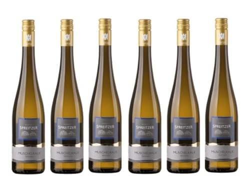 6x 0,75l - 2023er - Josef Spreitzer - Muschelkalk - Riesling - VDP.Gutswein - Qualitätswein Rheingau - Deutschland - Weißwein trocken von Josef Spreitzer