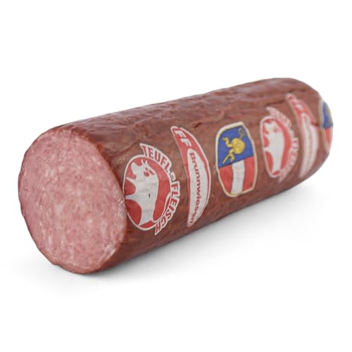 Brunnwiesner Dauerwurst 490g von Fleischerei Teufl - Teufl Fleisch - Wurst aus erlesenen österreichischen Rohstoffen hergestellt - Regionales Rind & Schweinefleisch von Josef und Isabella Teufl