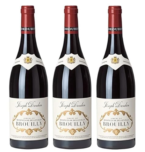 3x 0,75l - 2021er - Joseph Drouhin - Domaine des Hospices de Belleville - Brouilly A.O.P. - Beaujolais - Burgund - Frankreich - Rotwein trocken von Joseph Drouhin