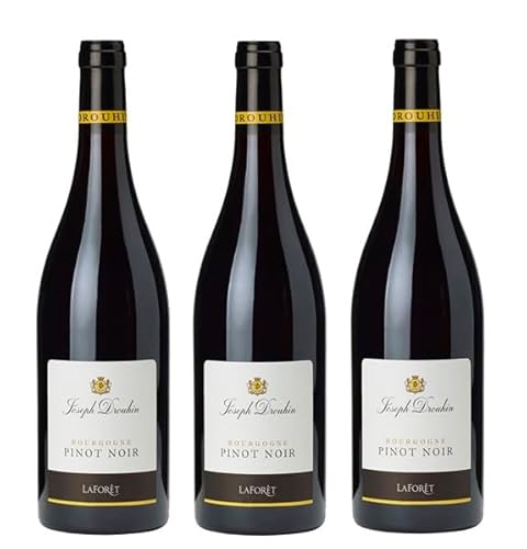 3x 0,75l - 2021er - Joseph Drouhin - La Forêt - Pinot Noir - Bourgogne A.O.P. - Burgund - Frankreich - Rotwein trocken von Joseph Drouhin