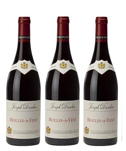 3x 0,75l - 2021er - Joseph Drouhin - Moulin-à-Vent A.O.P. - Beaujolais - Burgund - Frankreich - Rotwein trocken von Joseph Drouhin