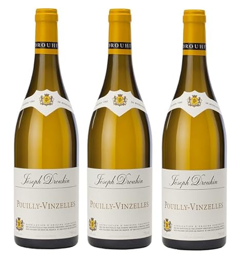 3x 0,75l - 2021er - Joseph Drouhin - Pouilly-Vinzelles A.O.P. - Burgund - Frankreich - Weißwein trocken von Joseph Drouhin