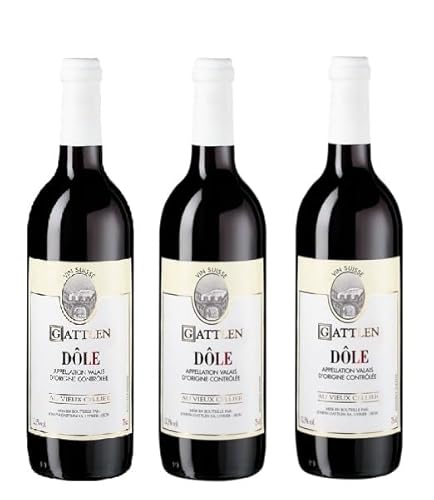 3x 0,75l - 2021er - Joseph Gattlen - Au Vieux Cellier - Dôle du Valais A.O.P. - Wallis - Schweiz - Rotwein trocken von Joseph Gattlen