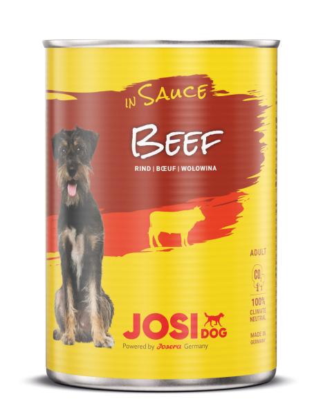 JosiDog Stücke in Sauce mit Rind von JosiDog