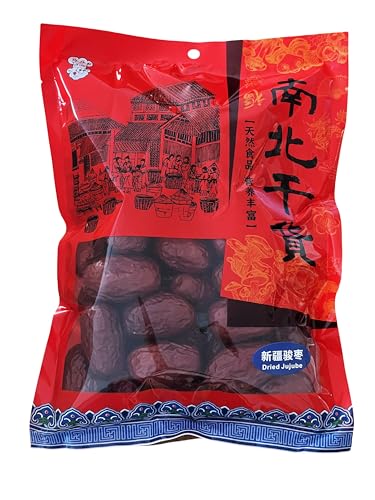 JOY CHEF große Jujube-Datteln, getrocknete Datteln, rote Datteln, Chinesische Dattel, Dried Jujube Dates, 100% natürlich aus Xinjiang (Sinkiang, Hsin-chiang), 400g von Joy Chef