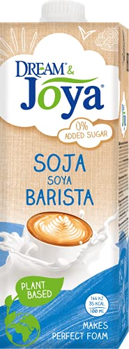 Joya Barista Soja, 10 x 1L - pflanzlich, laktosefrei, vegan, perfekter Schaum, ohne Zuckerzusatz, Barista-Style, milchfreie milchfreie Alternative von Joya