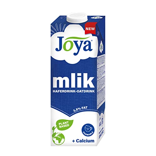 Joya Haferdrink Whole, 8 x 1L - Pflanzliche Milchalternative, Laktosefrei, Vegan, Milchfrei, Ohne Zuckerzusatz, Haferdrink, Milchalternative von Joya