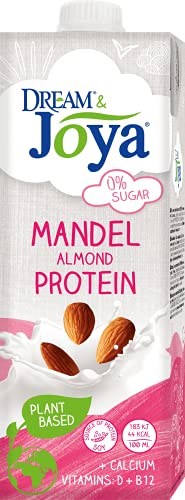 Joya Protein Almond, 10 x 1L - Pflanzliche Milchalternative, proteinreich, vegan, milchfrei, laktosefrei, 0% Zuckerzusatz, milchfreie Alternative von Joya