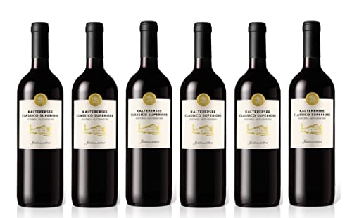 6x 0,75l - 2023er - Jubiläumskellerei Kaltern - Kalterersee Classico Superiore - Alto Adige-Lago di Caldaro Classico D.O.P. - Südtirol - Italien - Rotwein trocken von Jubiläumskellerei Kaltern