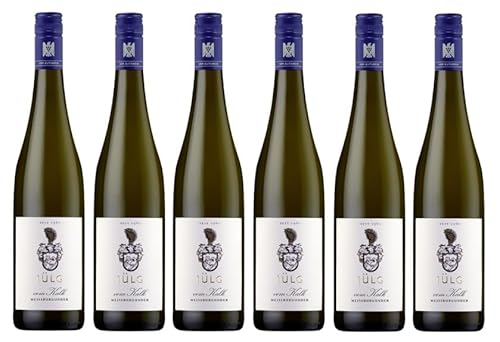 6x 0,75l - Weingut Jülg - vom Kalk - Weißburgunder - VDP.Gutswein - Qualitätswein Pfalz - Deutschland - Weißwein trocken von Jülg