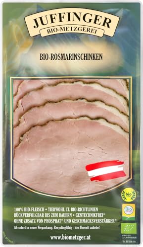 BIO-Rosmarinschinken (geräuchert) 12 x 80 gr von Juffinger