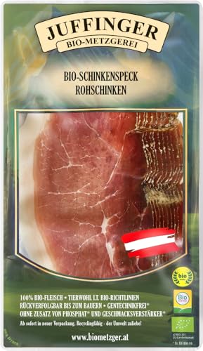 BIO-Schinkenspeck Rohschinken 12 x 80 gr von Juffinger