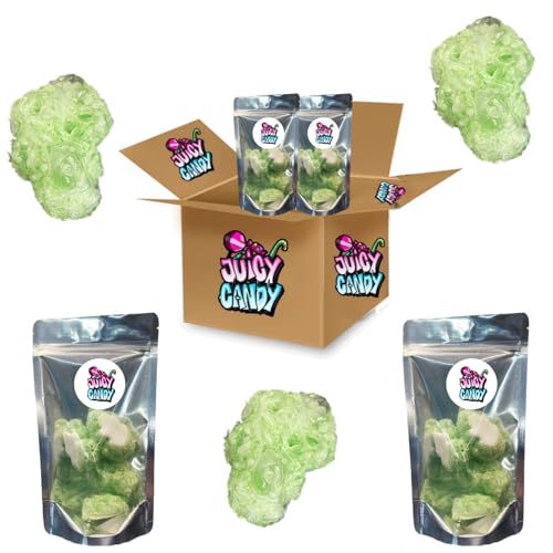 Freeze Dried Candy Box Frösche | Gefriergetrocknete Süßigkeiten Box | Gefriergetrocknete Süßigkeiten (4 Tüten) von Juicy Candy