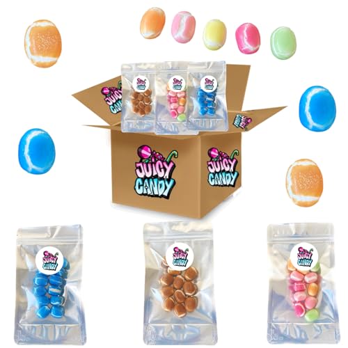 Freeze Dried Candy Box Kracher | Gefriergetrocknete Süßigkeiten Box | Gefriergetrocknete Süßigkeiten (12 Tüten) von Juicy Candy