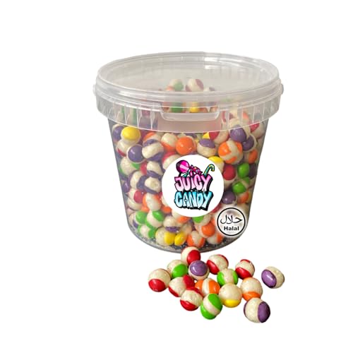 Gefriergetrocknete Süßigkeiten Box Skittlez 250 g | Freeze Dried Candy Box | Gefriergetrocknete Süßigkeiten Halal von Juicy Candy