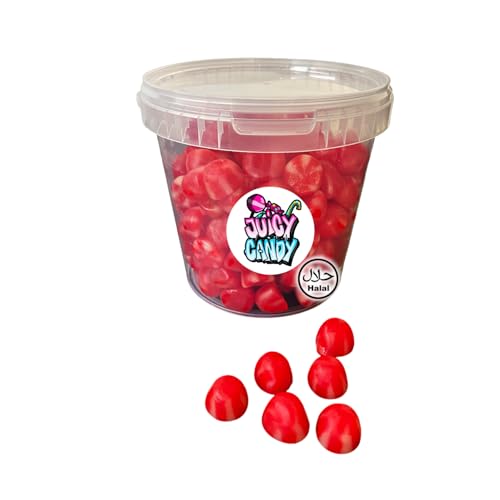 Halal Süßigkeiten Box 1 kg Fruchtgummi Erdbeer Twist | Halal Fruchtgummis | Halal Süßigkeiten | Halal Süßigkeiten Box von Juicy Candy