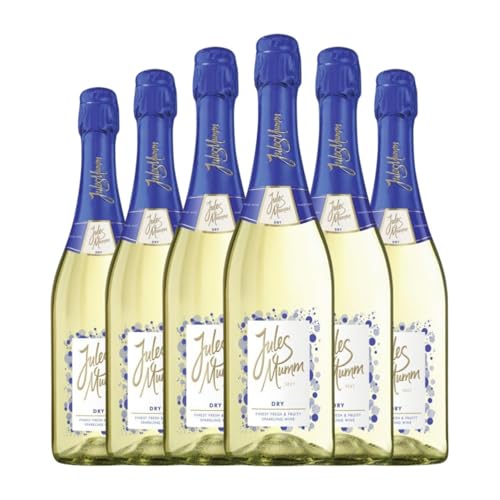 Jules Mumm Dry Sekt Trocken 75 cl Weißer Sekt (Karton mit 6 Flaschen von 75 cl) von Jules Mumm